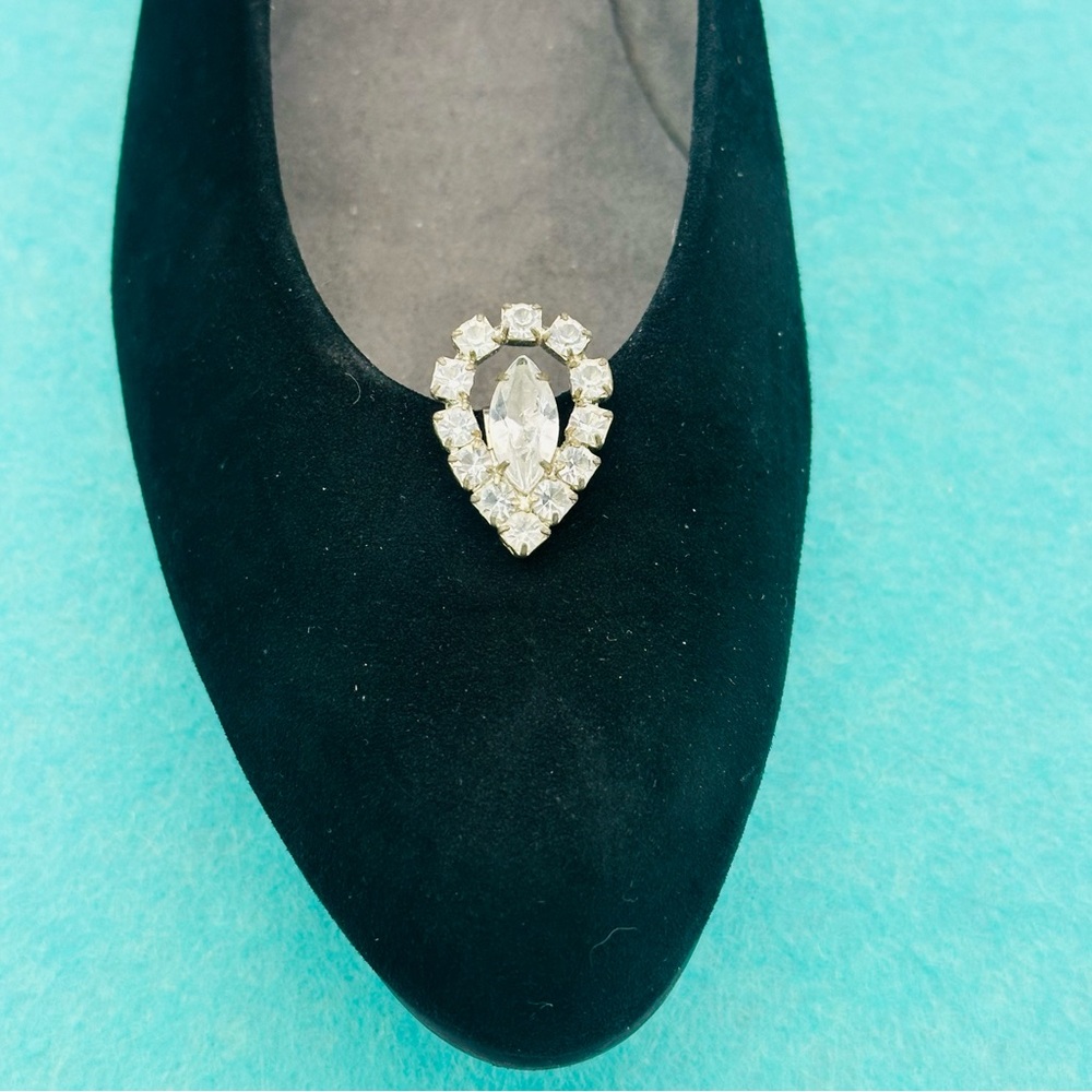 Vintage Rhinestone Shoe Clips - Picture 5 of 7